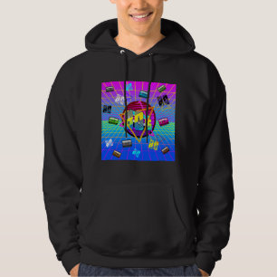 80's RETRO OLD SCHOOL CASSETTE TAPE Hoodie