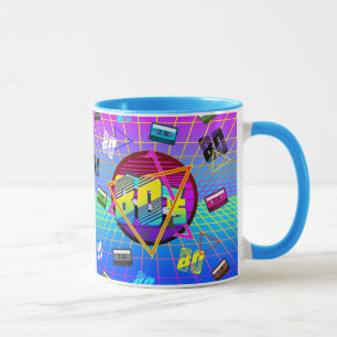 80's RETRO OLD SCHOOL CASSETTE TAPE  Mug