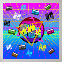 80's RETRO OLD SCHOOL CASSETTE TAPE  