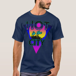 80s Retro Rad City Summer Heat SLogan 80s Meme Gif T-Shirt