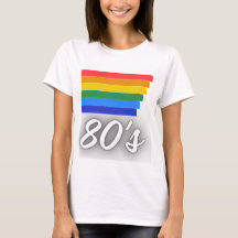 80s Retro Rainbow Vintage Women's T-Shirt