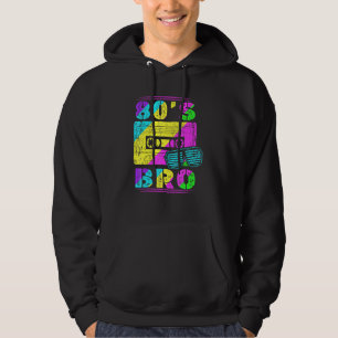 80s Retro Tape Bro Party 80s Dj Party Goer Hoodie