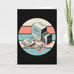 80s Retro Vintage Gamer Arcade Machine Gaming Gift Card