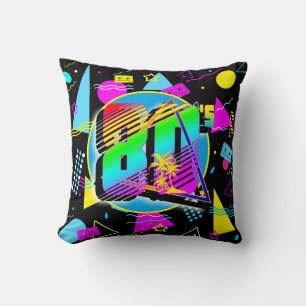 80'S RETRO VINTAGE OLD SCHOOL STYLE CUSHION