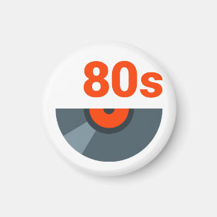 80s Rock 1980s Music Record Magnet