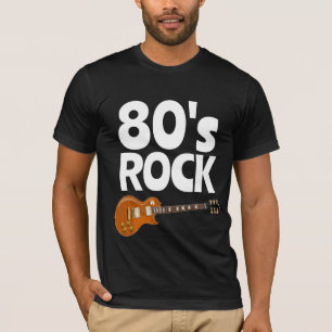 80s ROCK BLACK T-SHIRTS TEES