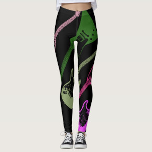 80s Rock Guitar Leggings