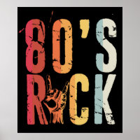 80's Rock Vintage Retro Music Band
