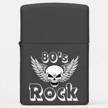 80's Rock Winged Skull