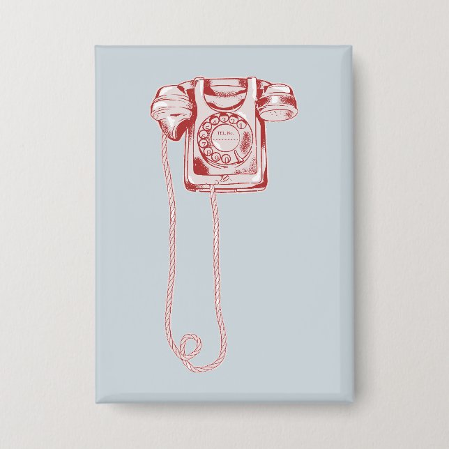 80s rotary dial telephone (Front)