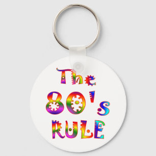80s Rule Key Ring
