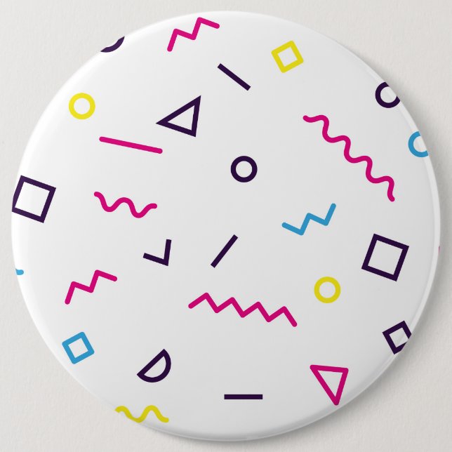 80's Style 90's Style Button (Front)