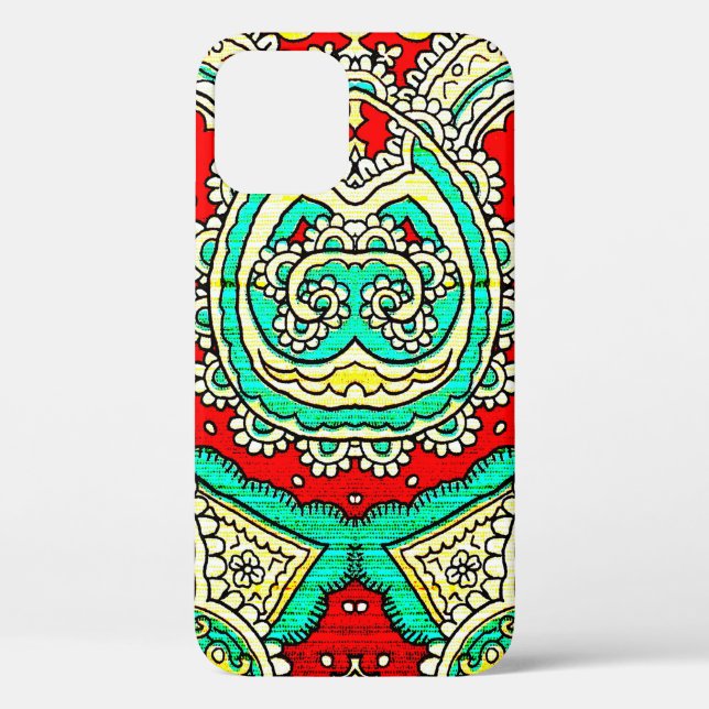 80s style, bright, neon, beautiful, psychedelic ar Case-Mate iPhone case (Back)