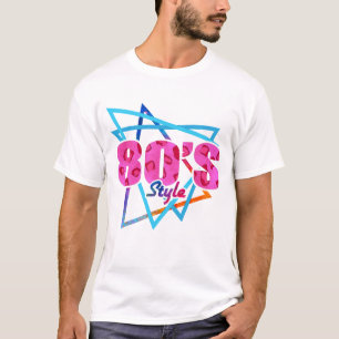 80's Style - Fun Retro Pink Leopard Print T-Shirt