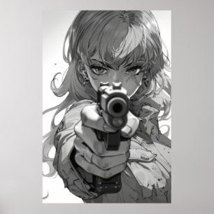 80s Style Retro Animation Illustration Poster