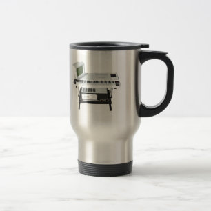 80's Style Sampler Keyboard: 3D Model: Travel Mug