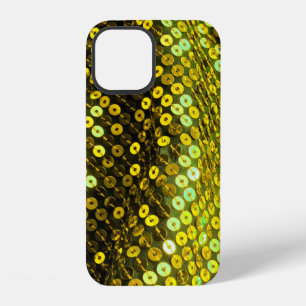 80s style sequined textile closeup. iPhone 12 case