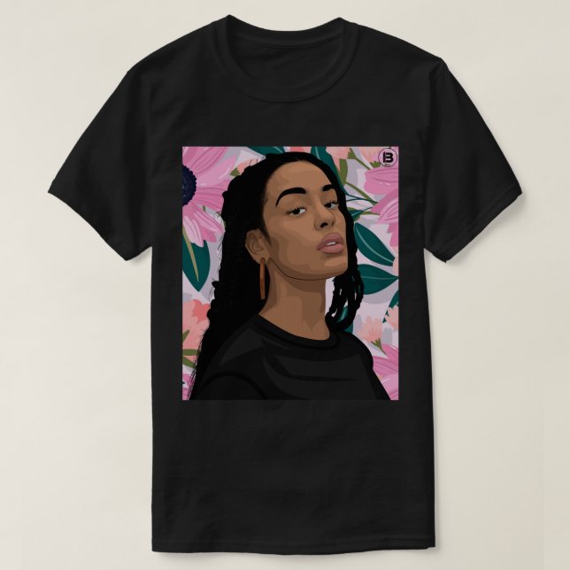 80s Style Singer Honest  Singer Singer R&B Portrai T-Shirt (Design Front)