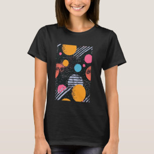 80s Theme Retrowave Pattern Art Retro T-Shirt