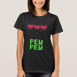 80's throwback pew pew invader alien arcade classi T-Shirt