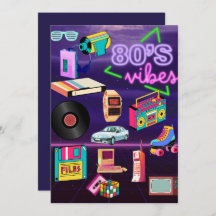 80's Vibe Greeting Card