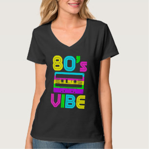 80s Vibe Vintage 1980s Music 80s Costume Party Sev T-Shirt