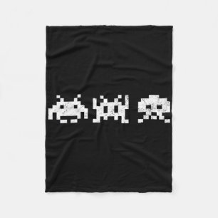 80s Video Game Vintage Retro Arcade Nostalgia Game Fleece Blanket
