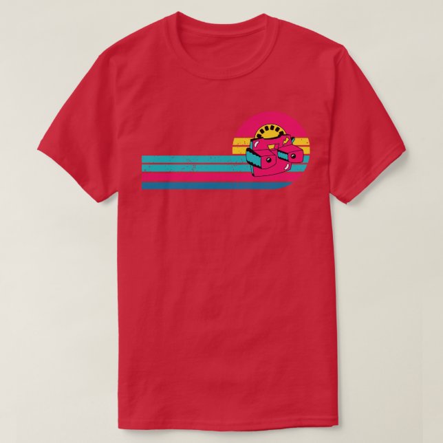 80s view master 80s kids camera game T-Shirt (Design Front)