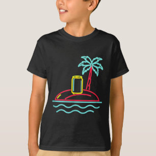 80s vintage beer retro sign style miami hawaii T-Shirt