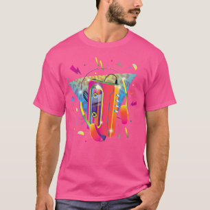 80S Walkman Music Cassette Player Eighties T-Shirt