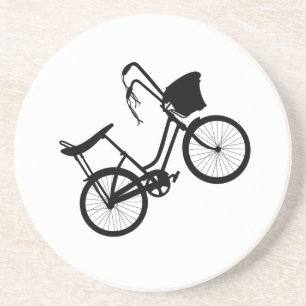 80's Wheelie (Black) Coaster