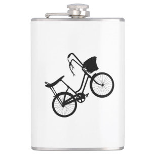 80's Wheelie (Black) Hip Flask