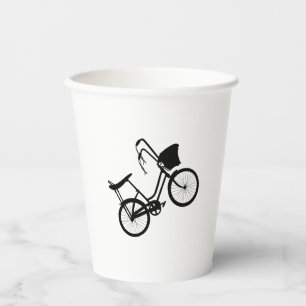 80's Wheelie (Black) Paper Cups