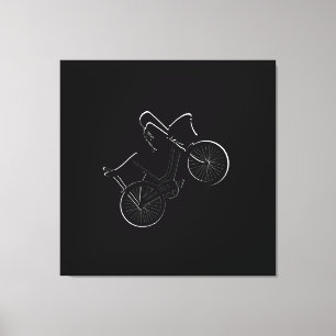 80's Wheelie Canvas Print