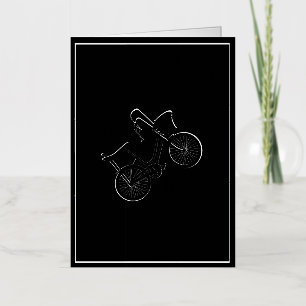 80's Wheelie Foil Greeting Card