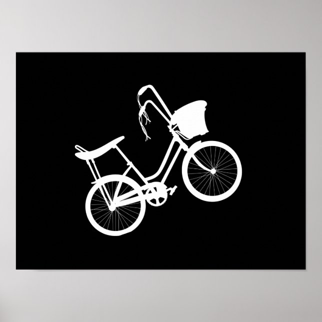 80's Wheelie (White)  Poster (Front)