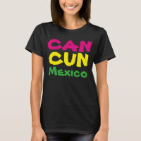 80'S Women's Cancun Mexico Vacation Travel T shirt
