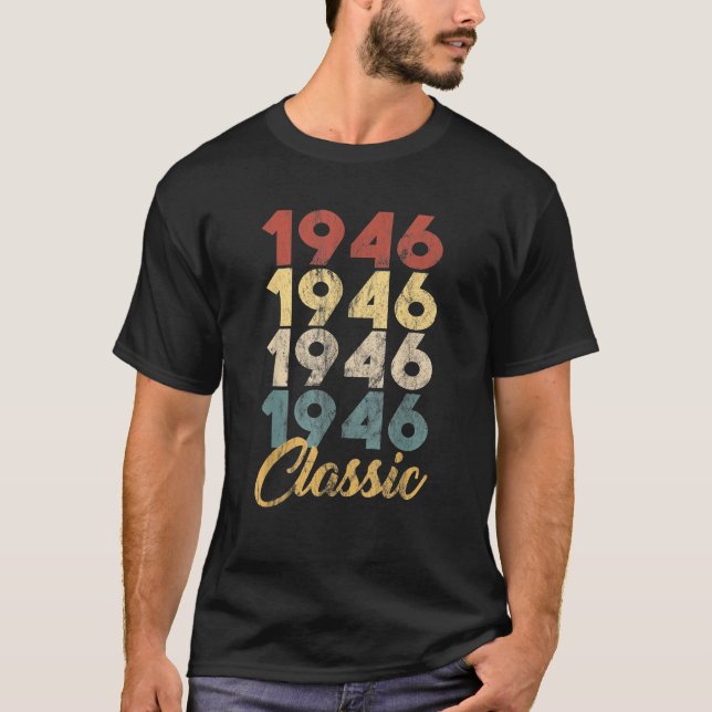 80th 1946 Made in 1946 Gifts Gift Limited Edition T-Shirt (Front)