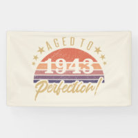 80th Birthday 1943 Aged To Perfection