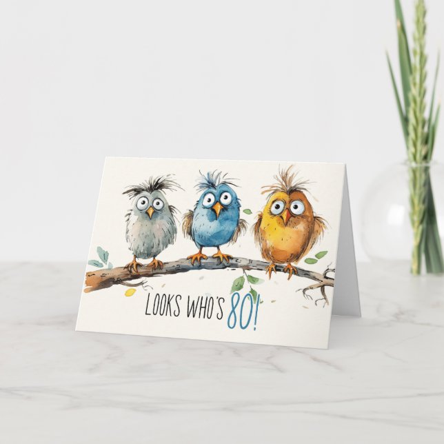 80th Birthday Card (Front)