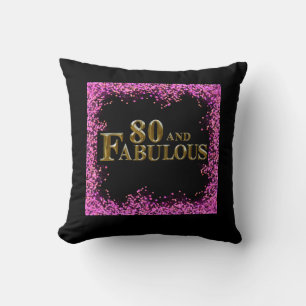 80th Birthday  Cushion
