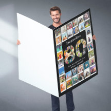 80th Birthday Design Your own Photo Collage