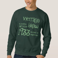 80th Birthday Gift 1933 Vintage Brew Name For Him