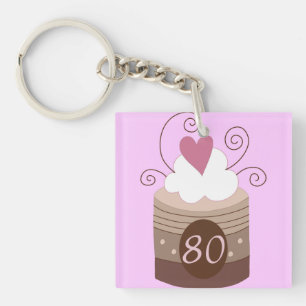 80th Birthday Gift Ideas For Her Key Ring