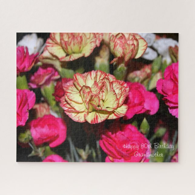 80th Birthday Granny. Jigsaw Puzzle (Horizontal)