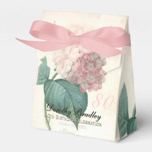 80th Birthday Hydrangea Custom Thank You Favour Bo Favour Box