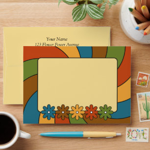 80th Birthday I Love 60s Music Vintage Music Lover Envelope