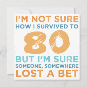 80th Birthday Legend Card