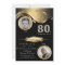 80th,Birthday Man 80th,elegant art deco,black silv