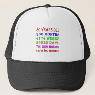 80th Birthday Milestones Trucker Hat